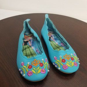 Disney Frozen Elsa & Anna Slip On Ballet Flats 13